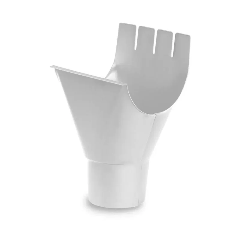 Plannja tudstykke 125/90 mm i Silver stål
