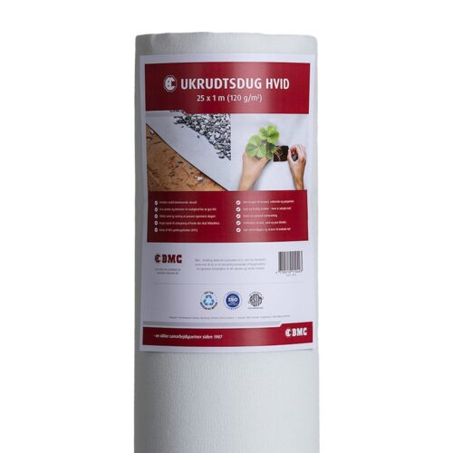 BMC Ukrudtsdug 120g 1 x 25 m Hvid