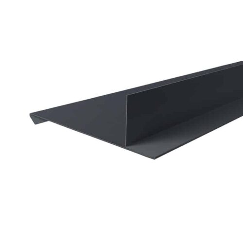 Sideinddækning 25 x 35 x 2500 mm Grå
