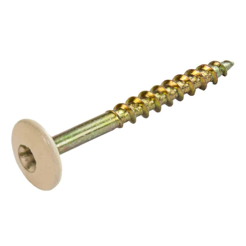 BMC Træbetonskrue 4,5 x 45 mm Beige 1 BMC Træbetonskrue 4,5 x 45 mm Beige